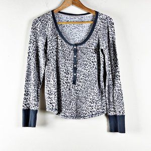 Victoria’s Secret Animal Print Henley Top